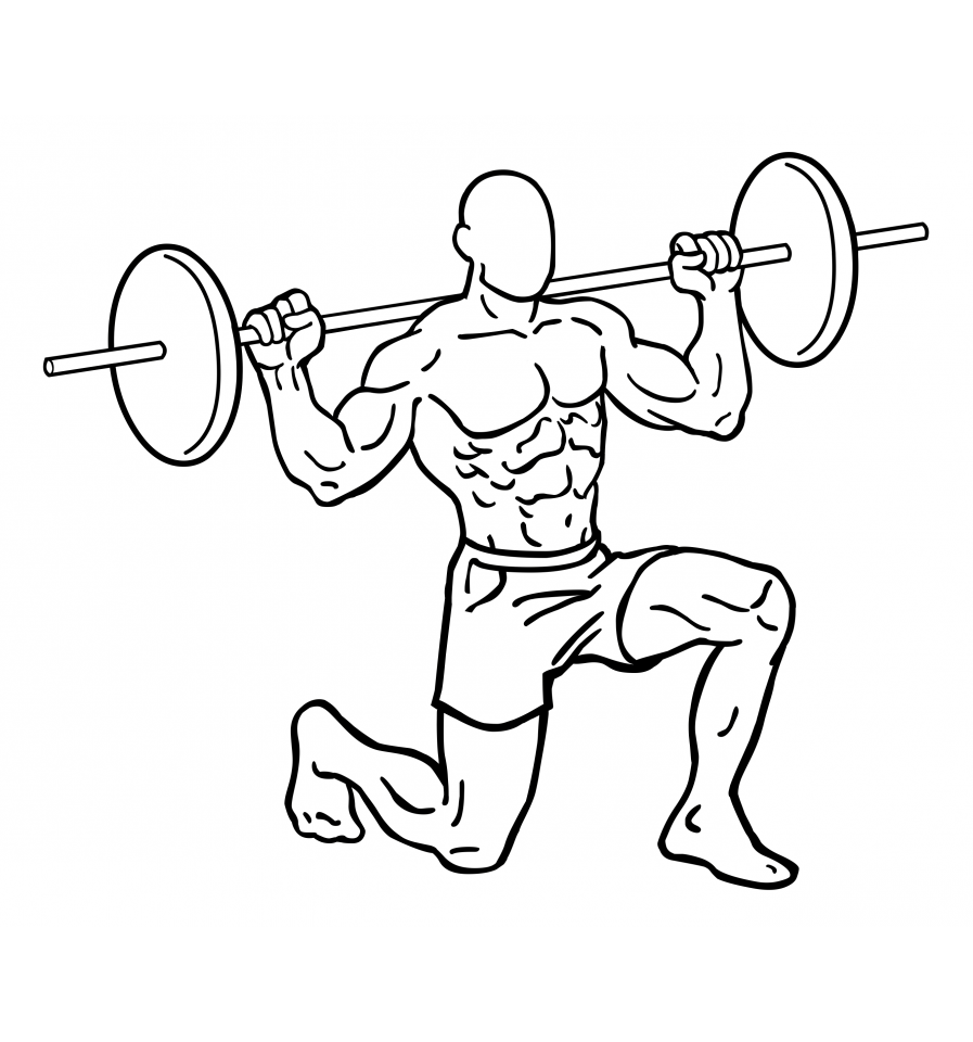 Barbell Lunges Exercise